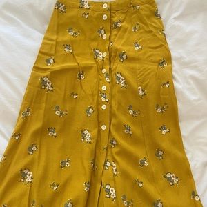 Gap Floral Midi Skirt